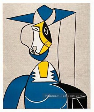 Roy Lichtenstein Painting - mujer con sombrero Roy Lichtenstein